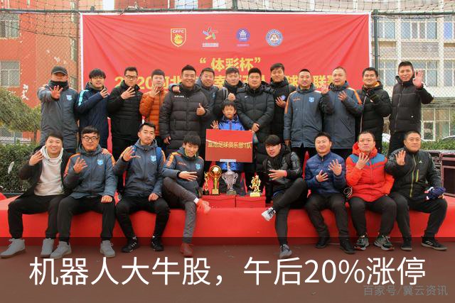 机器人大牛股，午后20%涨停
